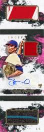 2021 Topps Inception Philadelphia Phillies Spencer Howard Gameday Gear Autograph Booklet(1stナンバー!) 1/5