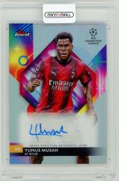 2023-24 Topps Finest UEFA Club Competitions Yunus Musah Autographs【A-YM】 AC Milan