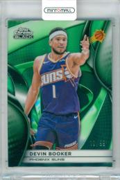 2025-26 Topps Chrome Black Devin Booker  #77 Base Green Refractor Parallel【10/99】 Suns