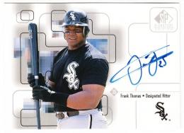 1999 UPPER DECK Sp Signature Edition Frank Thomas Autgraph FT