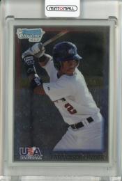 2010 Bowman Chrome Francisco Lindor USA Stars Cleveland Guardians