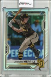 2021 Bowman Draft Jackson Merrill Chrome Refractor San Diego Padres