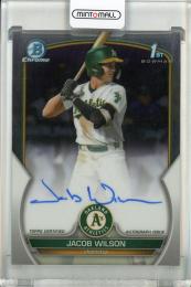 2023 Bowman Draft Jacob Wilson Chrome Draft Autographs Oakland Athletics