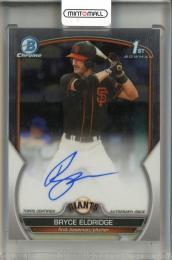 2023 Bowman Draft Bryce Eldridge Chrome Draft Autographs San Francisco Giants