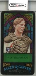 2023 Topps Allen and Ginter Adley Rutschman Mini Stained Glass Baltimore Orioles