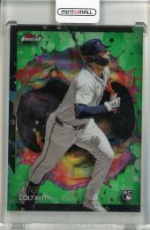 2024 Topps Finest Colt Keith Rare Green Refractor【17/25】 Detroit Tigers