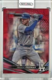 2022 Bowman's Best Freddie Freeman Red Lava Refractors【2/5】 Los Angeles Dodgers