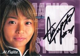 2000 Future Bee 女子プロレス  藤田愛 直筆サインカード 116