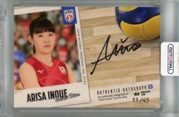JAPAN NATIONAL VOLLEYBALL TEAM 2024 井上愛里沙 直筆サインカードB【11/45】