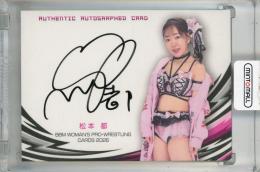 2026 BBM 女子プロレス 松本都 直筆サインカード【036/100】