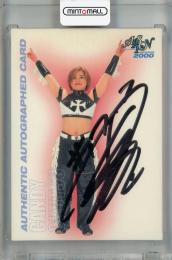 2000 さくら堂 女子プロレス キャンディー奥津 直筆サインカード