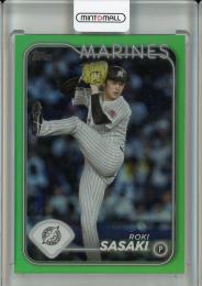 Topps 2024 NPB 佐々木朗希 Green Foil【35/99】 千葉ロッテ