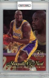1996-97 FLAIR SHOWCASE Shaquille O'neal ROW1 SEAT10 SECTION 1 Los Angeles Lakers