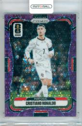 2026 Panini Prizm FIFA World Cup Soccer Cristiano Ronaldo #397 Base Purple Disco Prizms【100/355】 Portugal