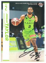 2020-21 BBM FAST BREAK 2nd Half レバンガ北海道 ジョーダン・テイラー 直筆サインカード 65枚限定 /39