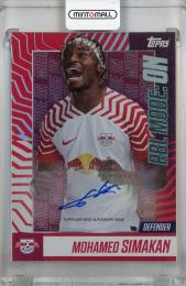 2023-24 Topps RB Leipzig 100% Mohamed Simakan RBL Mode: On Autographs #RMO-MS