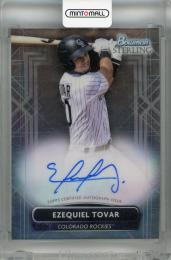 2022 Topps Bowman Sterling Ezequiel Tovar Prospect Autographs #PA-ET ※初期傷あり Colorado Rockies