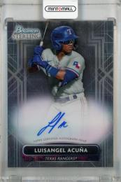 2022 Topps Bowman Sterling Luisangel Acuna Prospect Autographs #PA-LA ※初期傷あり Texas Rangers