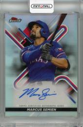 2022 Topps Finest Marcus Semien Finest Autographs #FA-MS ※初期傷あり Texas Rangers