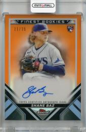 2022 Topps Finest Shane Baz Finest Rookies Design Variation Autographs Orange #FRDA-SB RC ※初期傷あり 【21/25】 Tampa Bay Rays