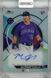2023 Topps Finest Michael Toglia Finest Autographs #FA-MT RC ※状態難 Colorado Rockies