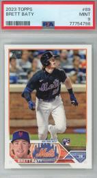 2023 TOPPS  Brett Baty #89【PSA9】 New York Mets