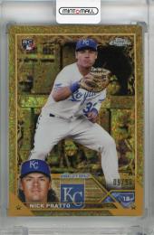 2023 Topps Gilded Collection Nick Pratto Mini-Diamond Gold Etch #33 RC ※裏面汚れあり【09/50】 Kansas City Royals