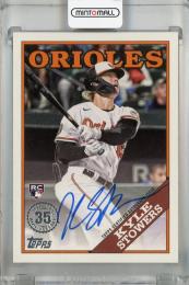 2023 Topps Series 2 Kyle Stowers 1988 Topps Baseball Autographs #88BA-KS RC Baltimore Orioles