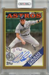2023 Topps Series 2 Craig Biggio 1988 Topps Baseball Autographs Gold #88BA-CB【23/50】 Houston Astros