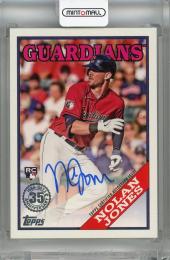 2023 Topps Update Series Nolan Jones 1988 Topps Baseball Autographs #88BA-NJ RC Cleveland Guardians