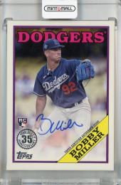 2023 Topps Update Series Bobby Miller 1988 Topps Baseball Autographs #88BA-BM RC Los Angeles Dodgers