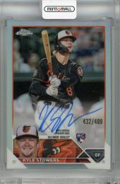 2023 Topps Chrome Kyle Stowers Rookie Autographs Refractor #RA-KS RC ※初期傷あり【432/499】 Baltimore Orioles