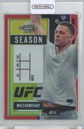 2021 Panini Chronicles UFC Nate Diaz Contenders Optic Season Ticket Red #275 081/149