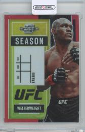 2021 Panini Chronicles UFC Kamaru Usman Contenders Optic Season Ticket Red #273 006/149