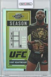 2021 Panini Chronicles UFC Jon Jones Contenders Optic Season Ticket Silver #261