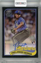 2024 Topps Series 2 Prelander Berroa 1989 Topps Baseball Autographs Black #89BA-PBE RC ※白かけあり【101/199】 Seattle Mariners