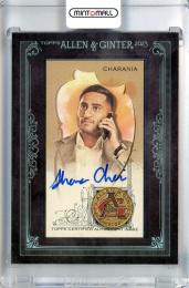 2023 Topps Allen & Ginter Shams Charania Framed Mini Non-Baseball Autographs Black Frame #MA-SC ※傷あり【06/25】
