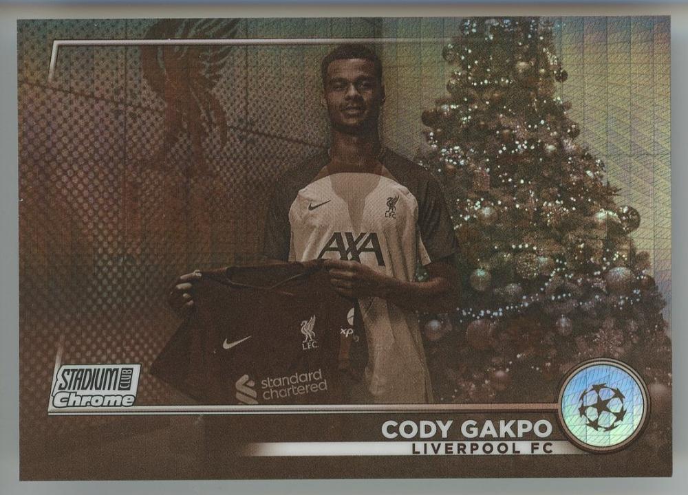 2022-23 Topps Stadium Club Chrome UEFA Cody Gakpo Liverpool