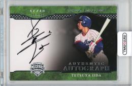 2024 エポック OBクラブ CAREER ACHIEVEMENTS 飯田哲也 AUTHENTIC AUTOGRAPH 銀箔 48枚限定【47/48】ヤクルトスワローズ