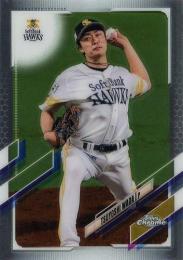 2021 TOPPS Chrome NPBプロ野球 #41 和田毅(ソフトバンク) レギュラーカード