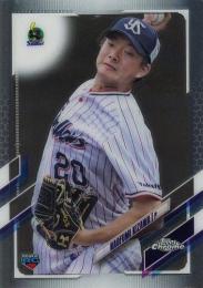 2021 TOPPS Chrome NPBプロ野球 #52 木澤尚文(ヤクルト) レギュラーカード RC