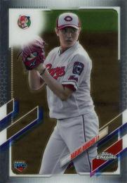 2021 TOPPS Chrome NPBプロ野球 #78 大道温貴(広島) レギュラーカード RC