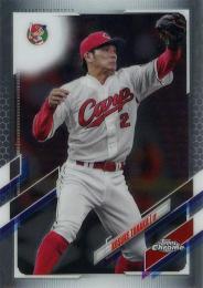 2021 TOPPS Chrome NPBプロ野球 #123 田中広輔(広島) レギュラーカード