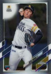 2021 TOPPS Chrome NPBプロ野球 #129 田上奏大(ソフトバンク) レギュラーカード RC