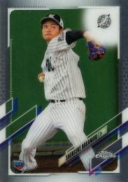 2021 TOPPS Chrome NPBプロ野球 #150 中森俊介(ロッテ) レギュラーカード RC
