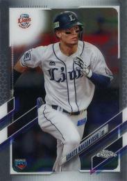 2021 TOPPS Chrome NPBプロ野球 #151 若林楽人(西武) レギュラーカード RC