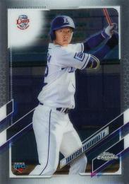 2021 TOPPS Chrome NPBプロ野球 #168 山村崇嘉(西武) レギュラーカード RC