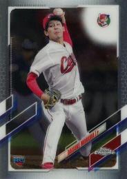 2021 TOPPS Chrome NPBプロ野球 #189 森浦大輔(広島) レギュラーカード RC