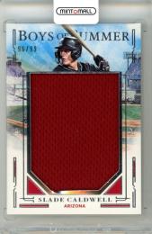 2025 Panini Boys Of Summer Slade Caldwell #JPM-SC Jumbo Prospect Material【96/99】 Diamondbacks