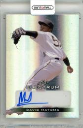 2024 Leaf Electrum Baseball David Matoma #BA-DM1 Base Autograph Silver Parallel【3/5】